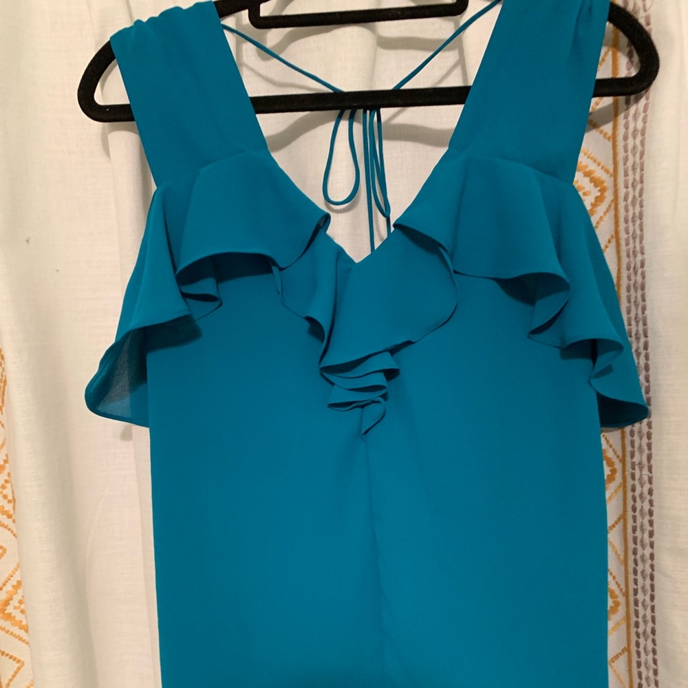Ruffle dress tank